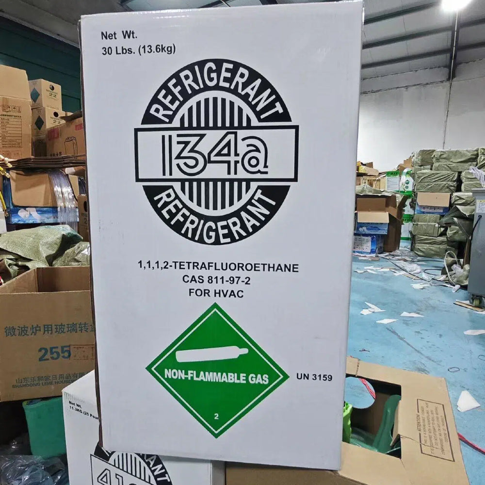 R134A Refrigerant 30 lbs Freon Gas Cylinder - Brand New Factory Sealed