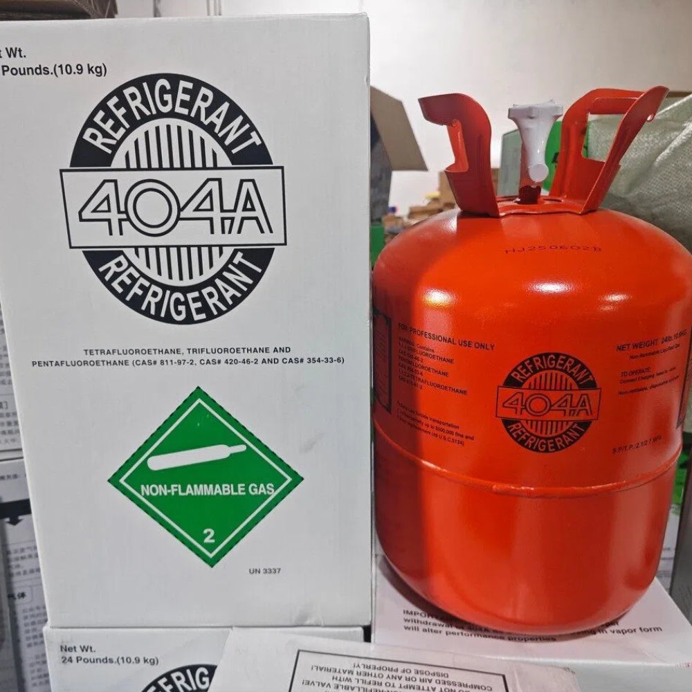 R404A Refrigerant 24 lbs Freon Gas Cylinder - Brand New Factory Sealed