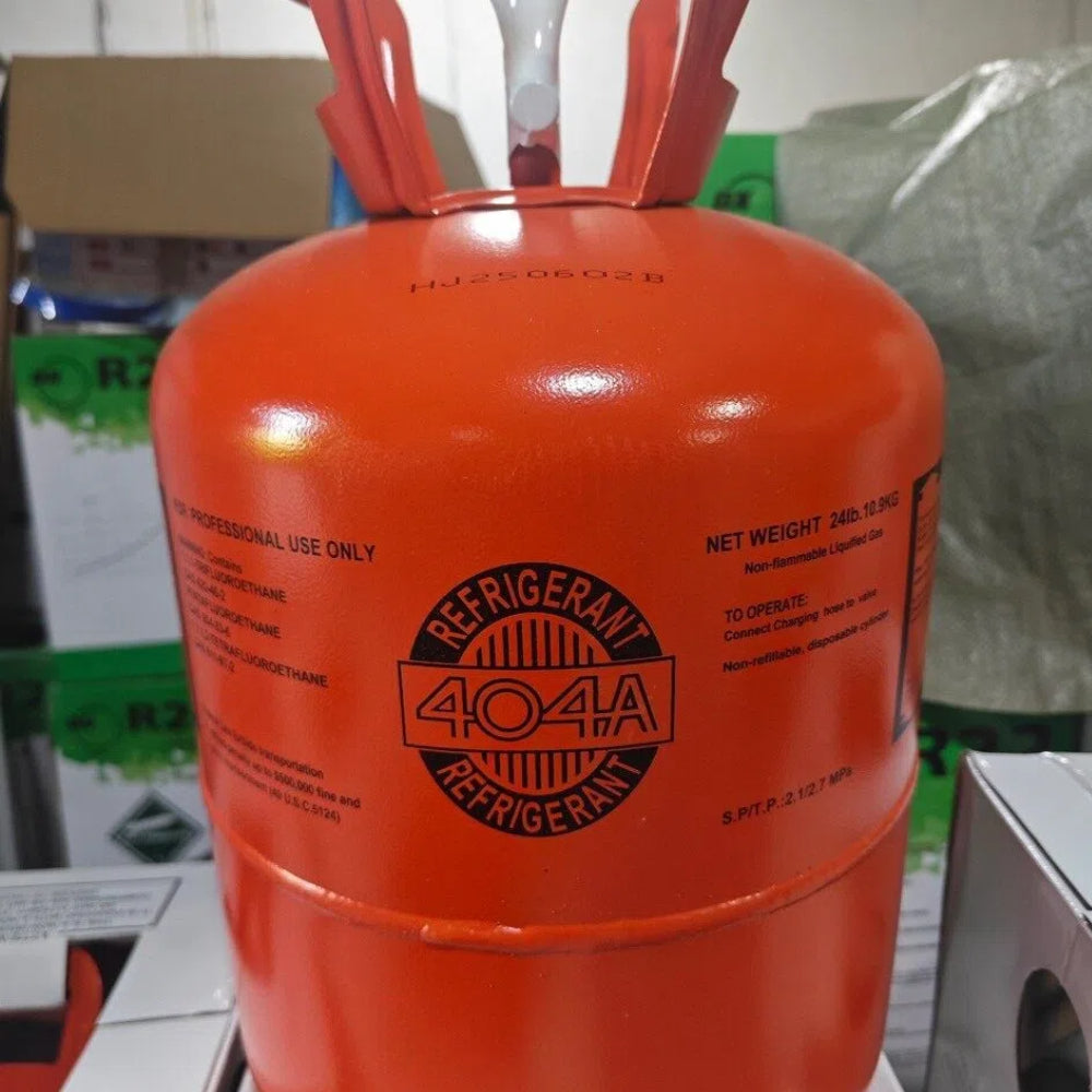 R404A Refrigerant 24 lbs Freon Gas Cylinder - Brand New Factory Sealed