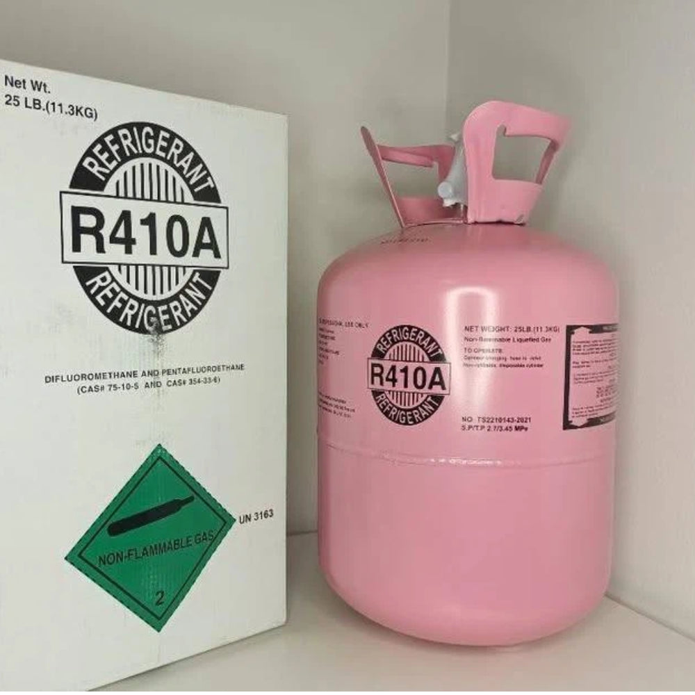R410A Refrigerant 25 lbs Freon Gas Cylinder - Brand New Factory Sealed