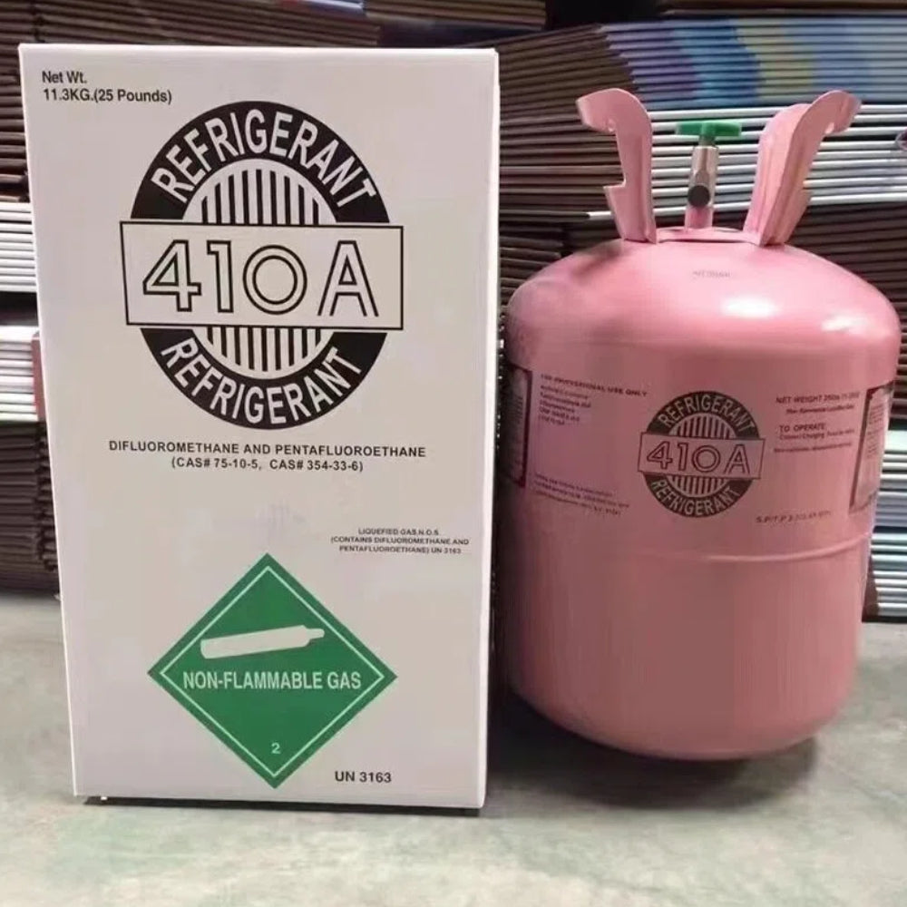 R410A Refrigerant 25 lbs Freon Gas Cylinder - Brand New Factory Sealed