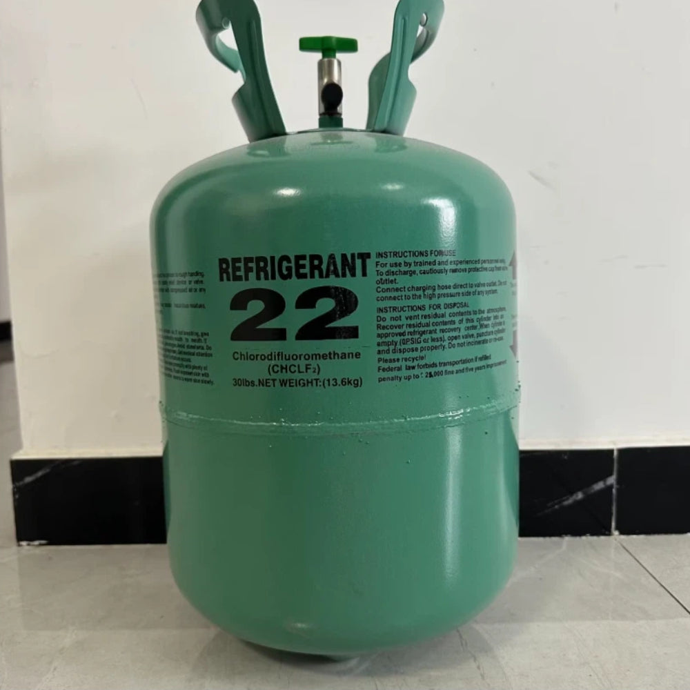 R22 Refrigerant 30 lbs Freon Gas Cylinder - Brand New Factory Sealed