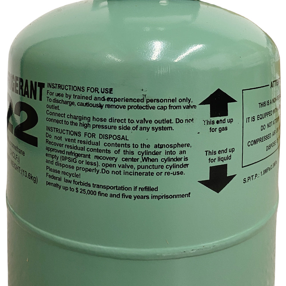 R22 30 Lbs Refrigerant New Factory Sealed