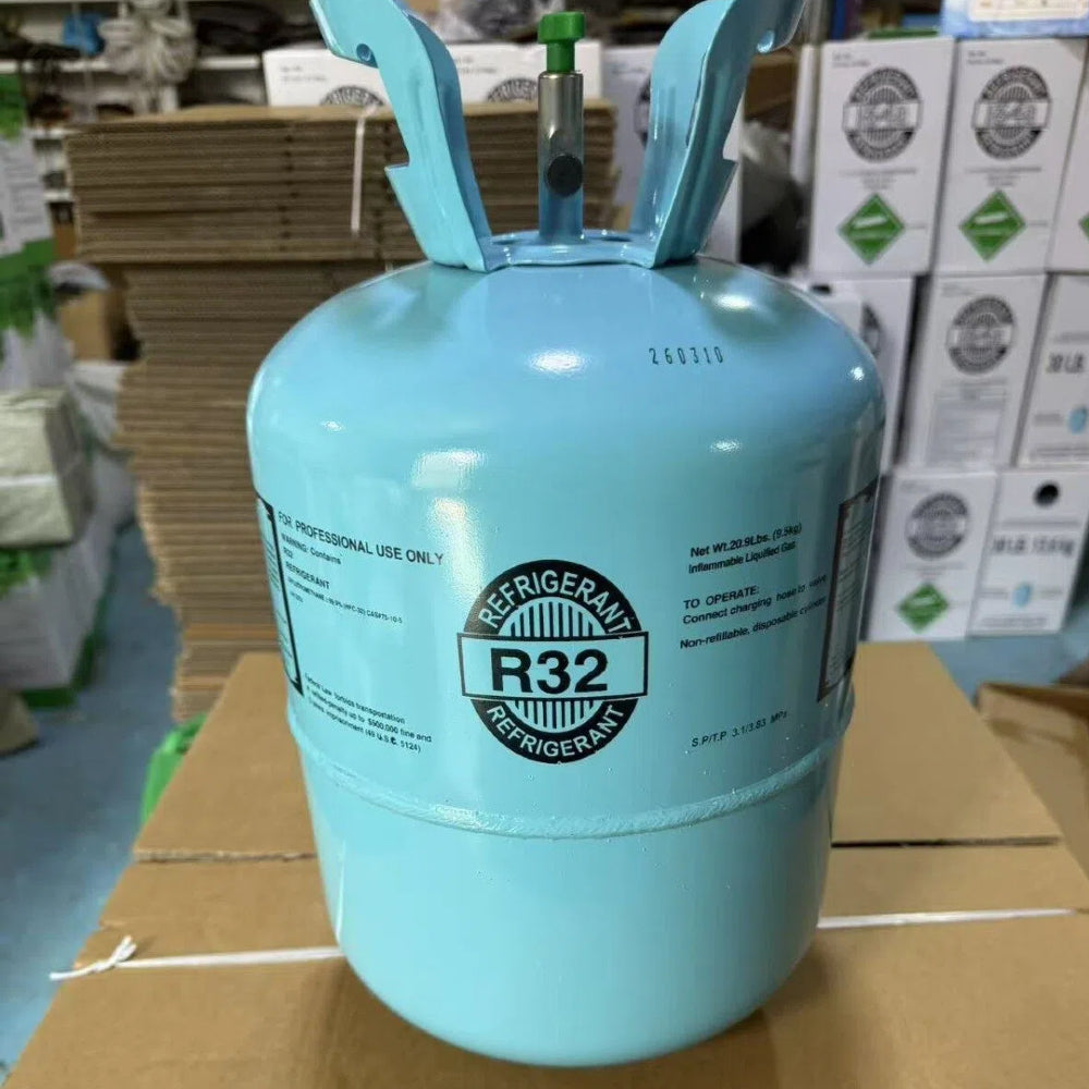 R32 Refrigerant 20 lbs Freon Gas Cylinder - Brand New Factory Sealed
