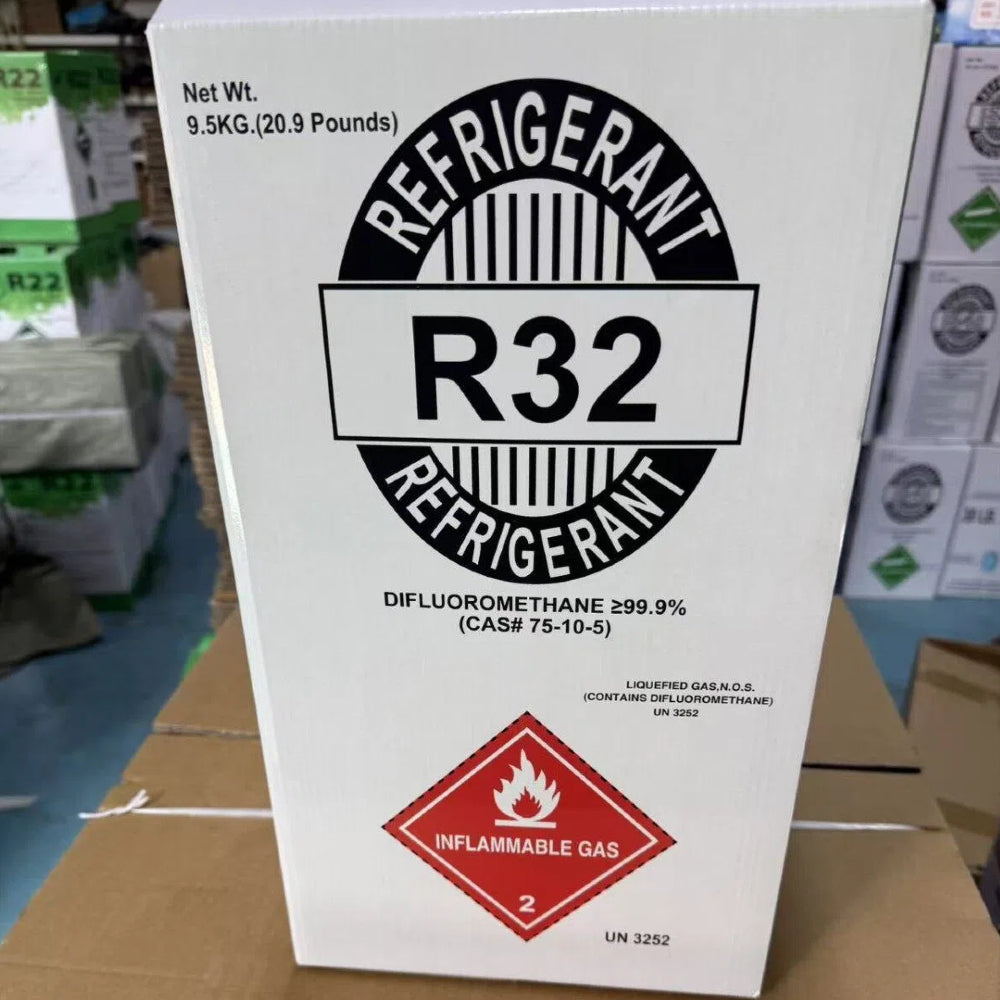 R32 Refrigerant 20 lbs Freon Gas Cylinder - Brand New Factory Sealed